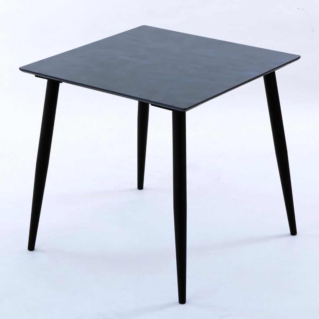 【新品】ルミナス セラミック調ダイニングテーブル 75cm 正方形 メラミン天板