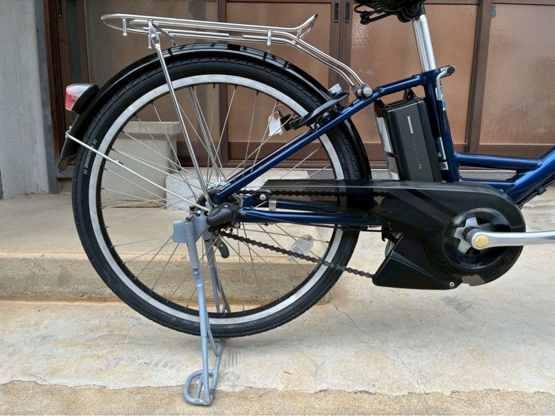 電動自転車　№8256 ブリヂストン　アシスタ　ユニ　24インチ　紺　神戸　大阪