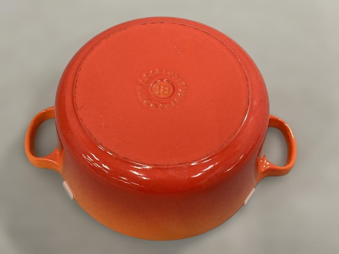 LE CREUSET ココット・ロンド　オレンジ 18cm ル・クルーゼ