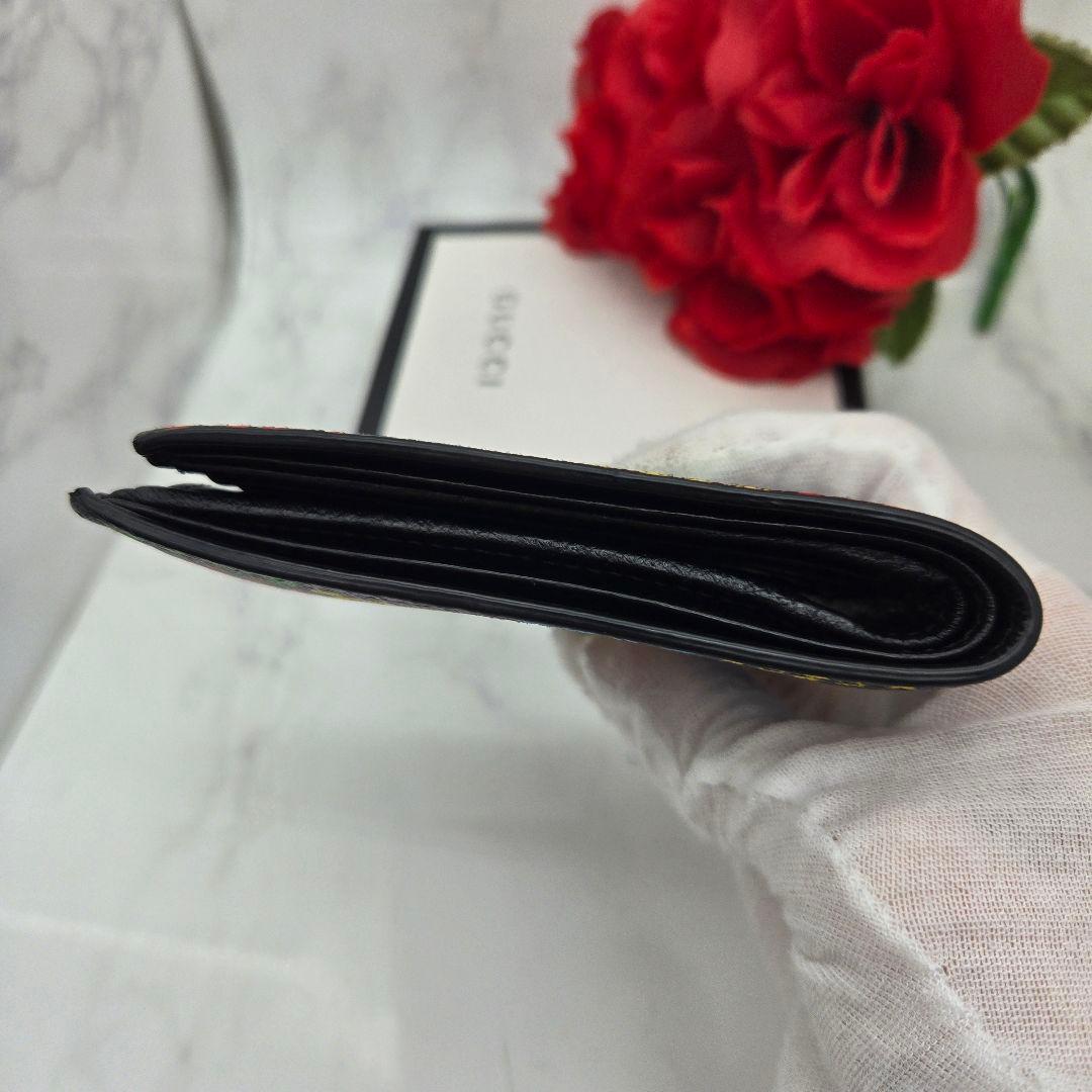 【希少】GUCCI グッチ 折り財布 財布 GG サイケデリック マルチカラー