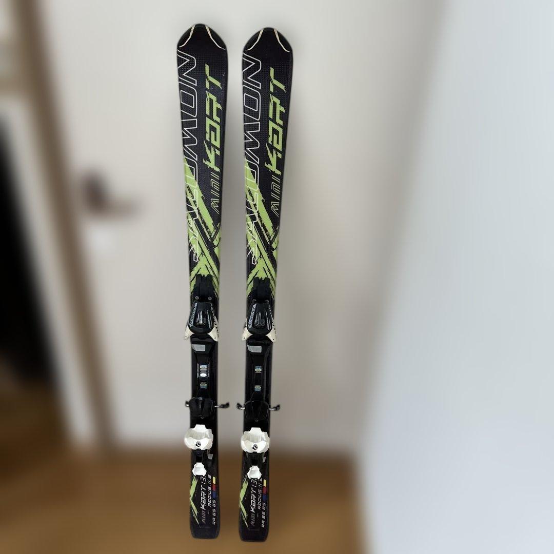 サロモンスキー板 ブラック/グリーン
