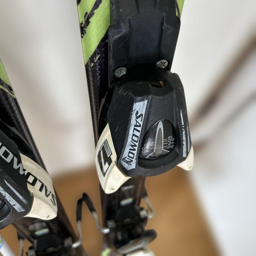 サロモンスキー板 ブラック/グリーン