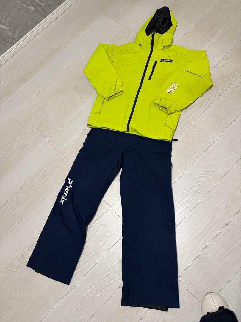 phenix 160 スキーウェア 蛍光イエロー