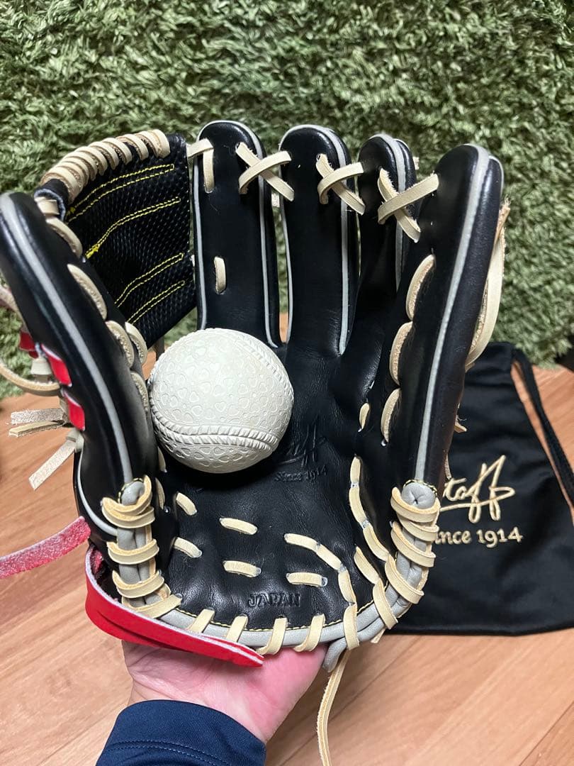 ウィルソンスタッフ カスタムオーダー 軟式内野用グラブ D5 ブラック