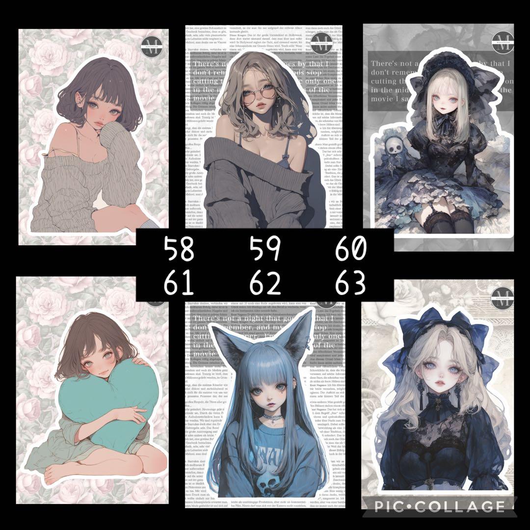 受付再開▶︎maniatelier/オリジナルステッカー