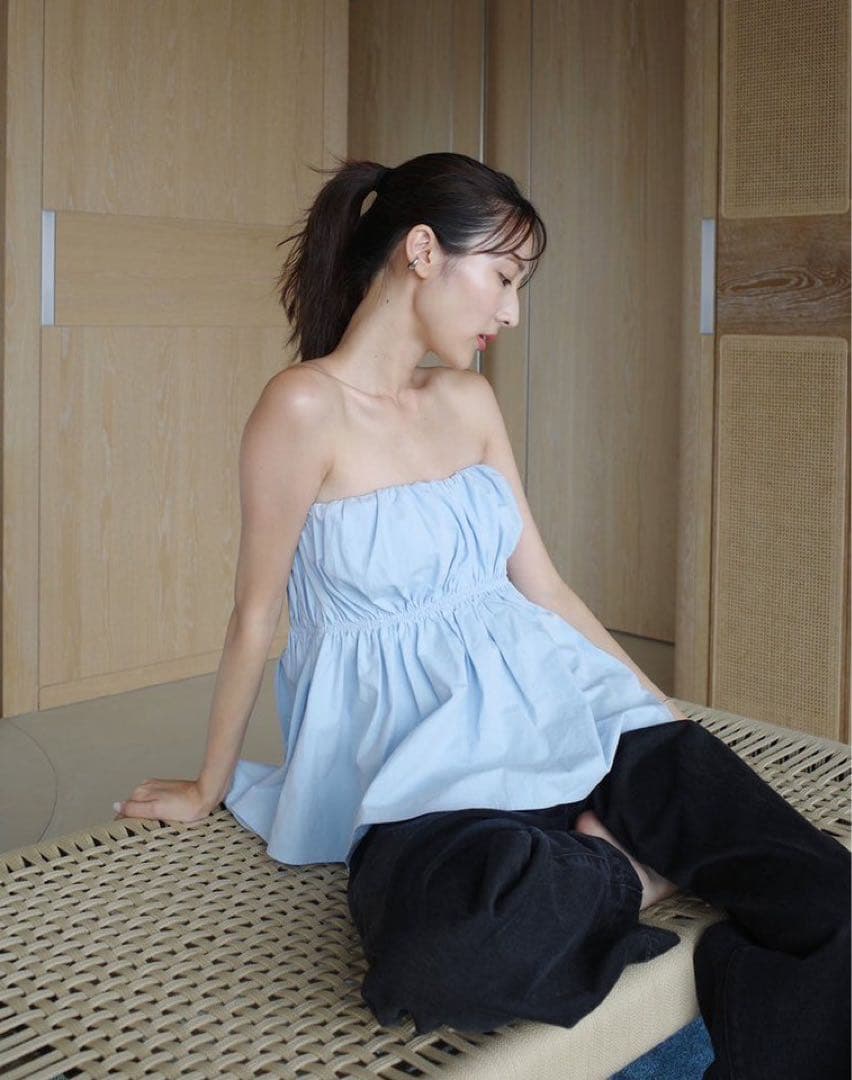 searoomlynn ウエストshapeパッドinベアトップス M