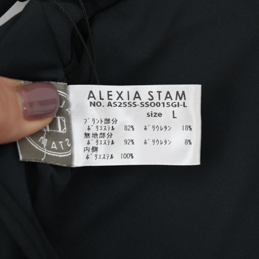 □ 45793★夏 定価2.5万 アリシアスタン スイムウェア ギンガムチェック