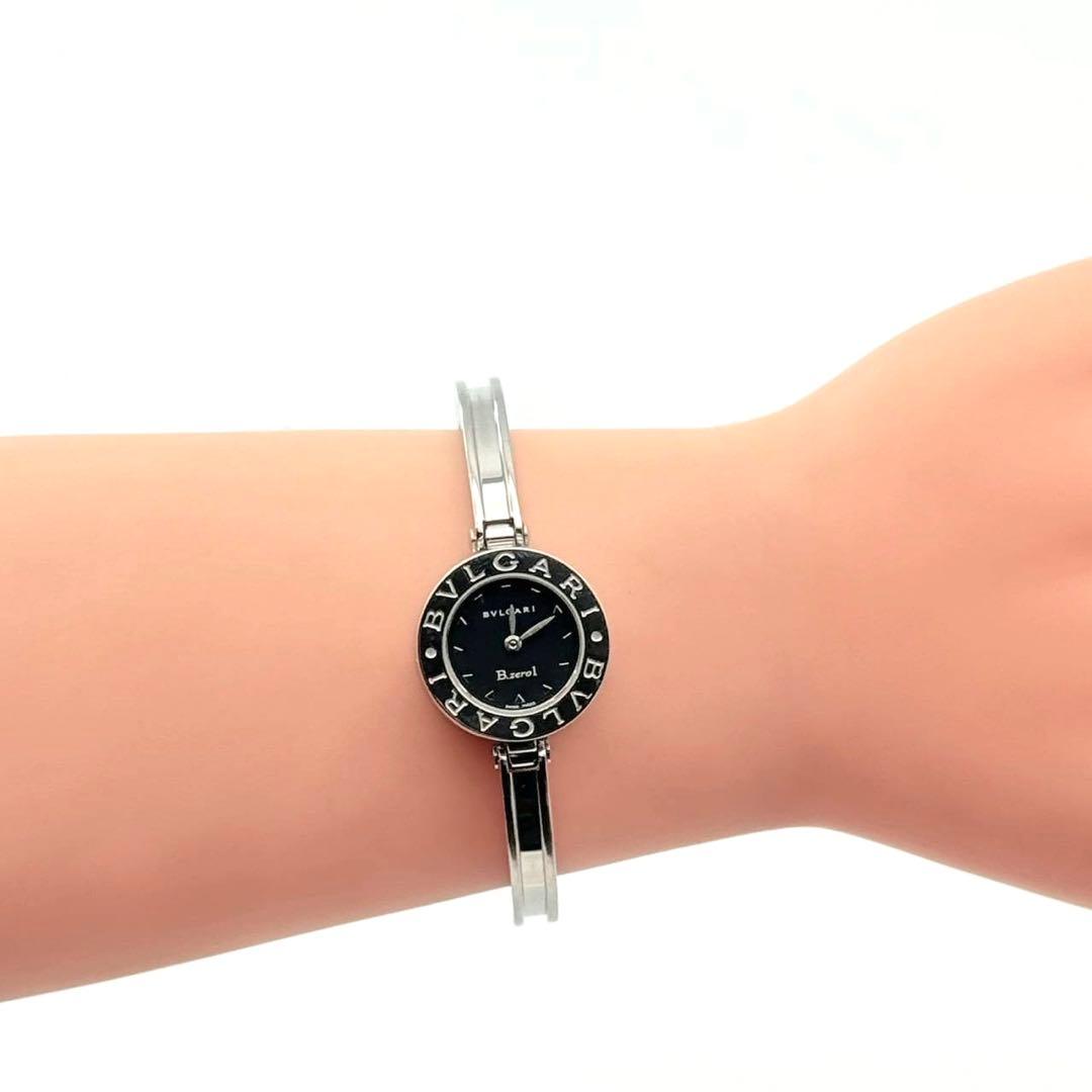 BVLGARI ビーゼロワン　BZ22S バングルウォッチ　シルバー　レディース