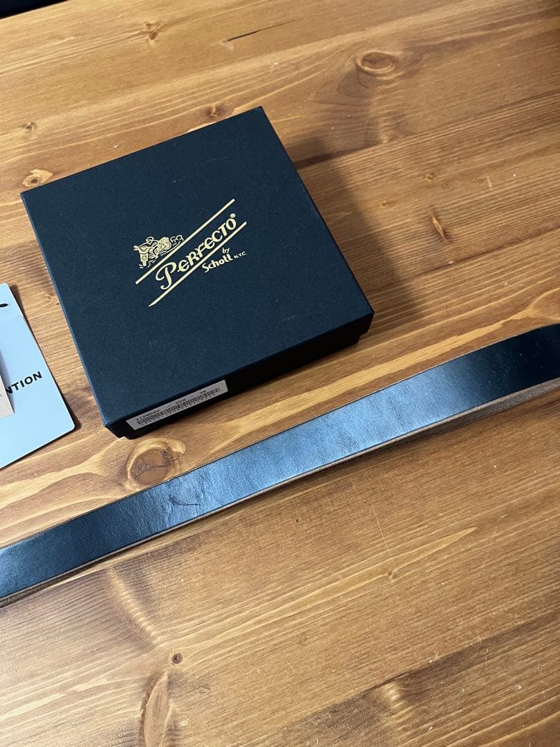 Schott 牛革ベルト（36）　ワンスター