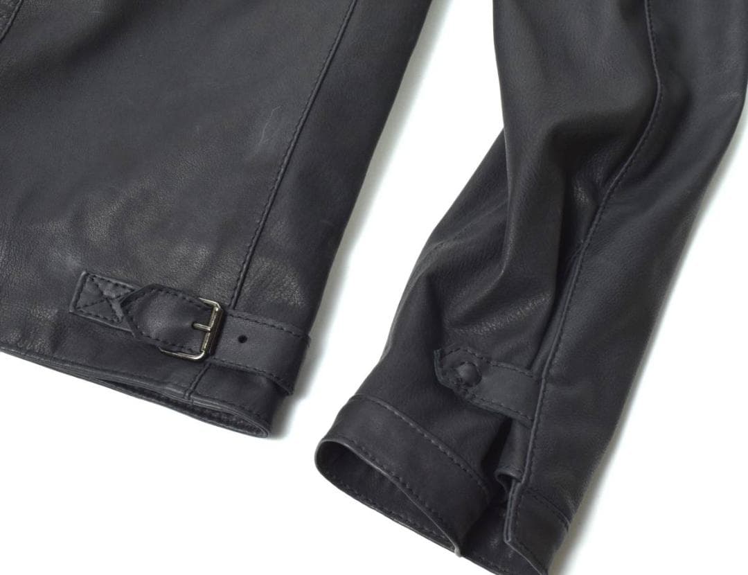 未使用 dacute ダクテ イタリア製 ソフト シープレザー ジャケット 50