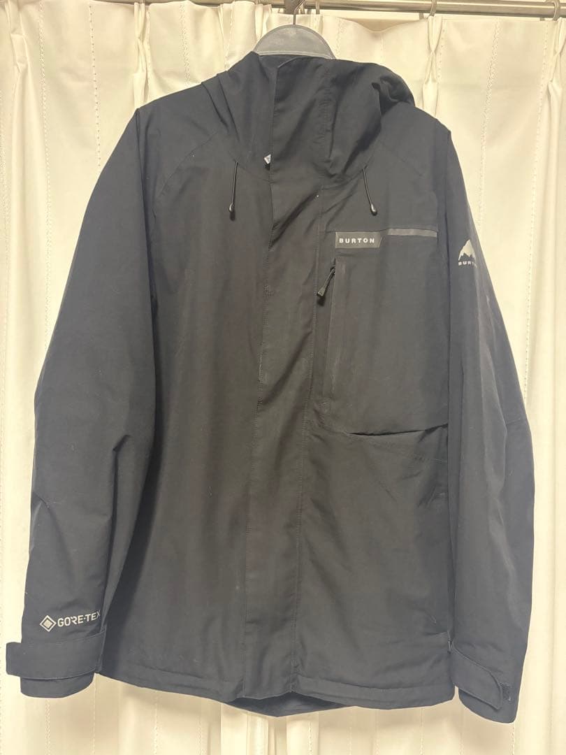 BURTON GORE-TEX ブラックジャケットメンズS ゴアテックスバートン