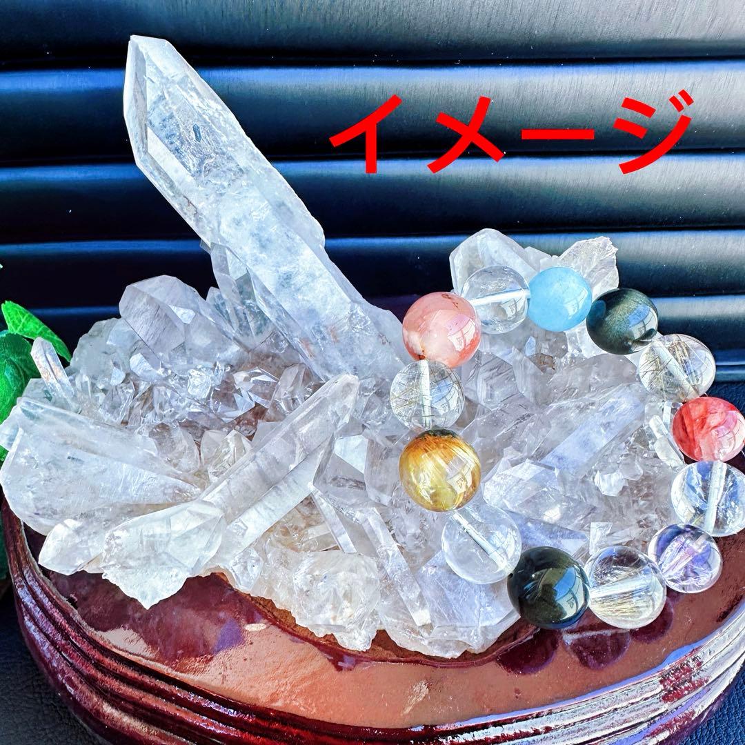 希少高透明度❗️マニカラン産キラキラ☆ヒマラヤ水晶クラスター超強いパワーA1414