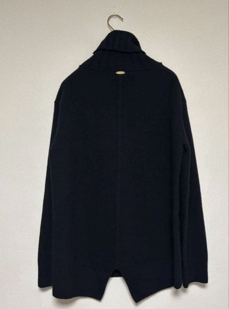 Deuxieme Classe JADEタートルネックプルオーバー　ブラック　黒