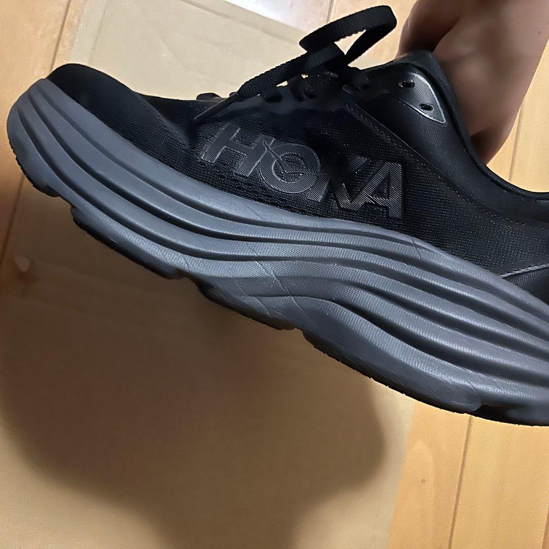 HOKA bondi8 24.5cm ブラック　ホカ　ボンダイ8