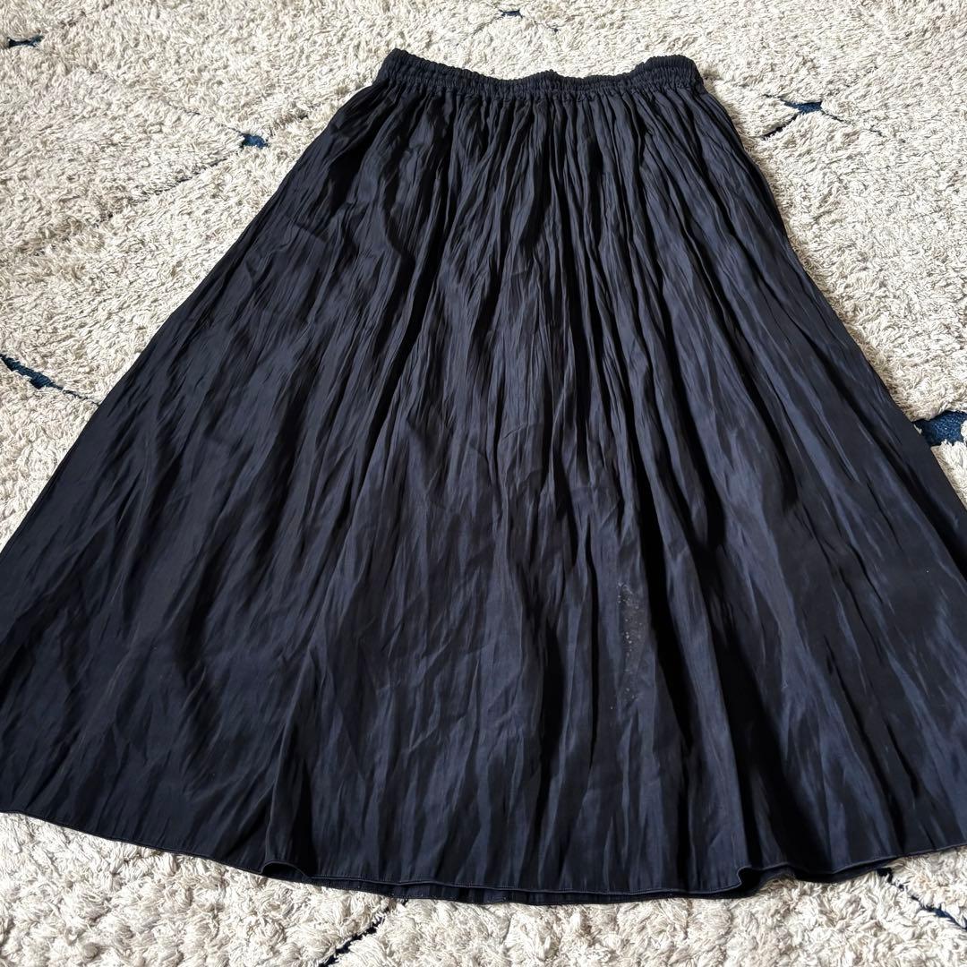 【2way✨】ブルーレーベルクレストブリッジ　リバーシブル　ロングスカート　38