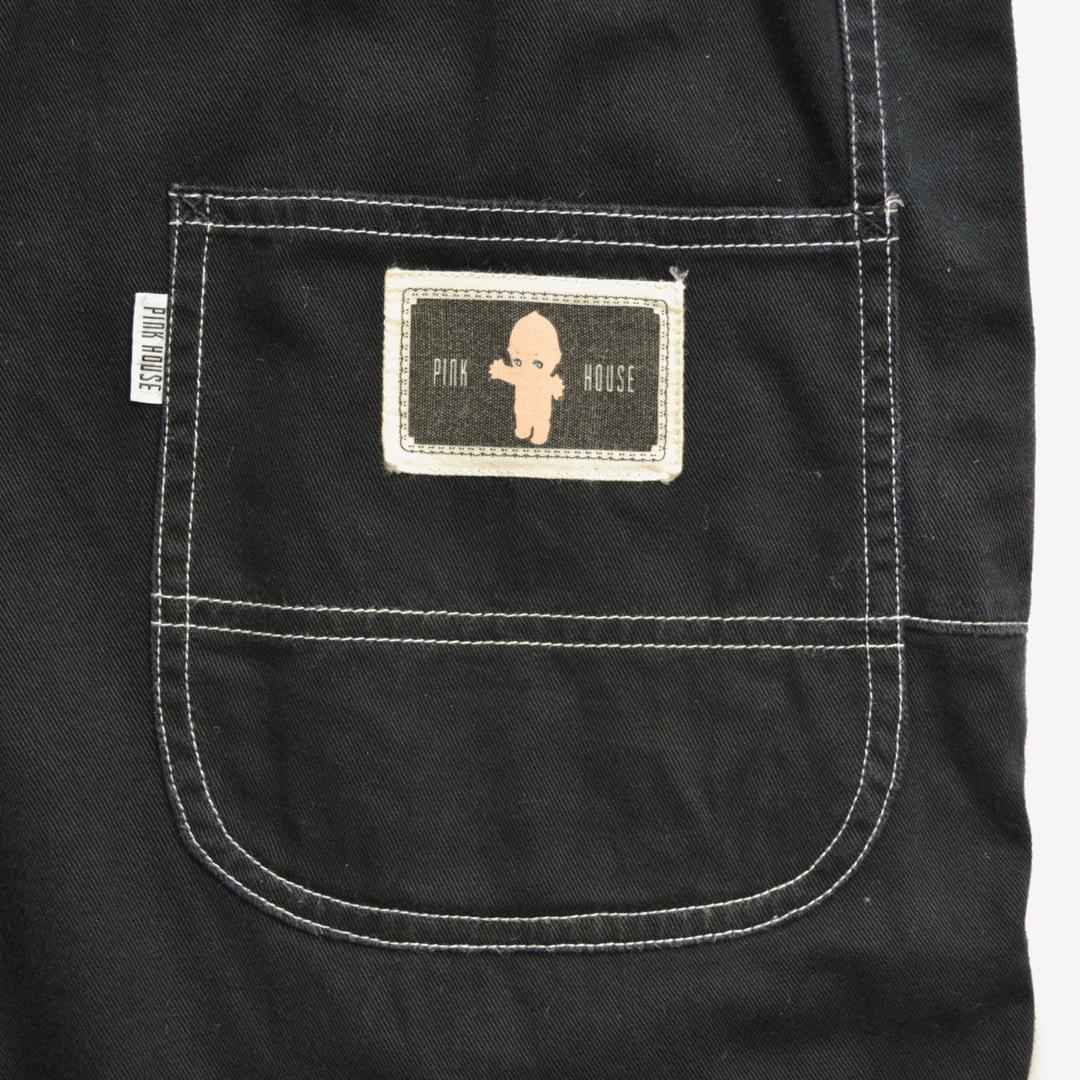 【極美品】PINK HOUSEピンクハウス日本製 レトロキューピーサロペット黒