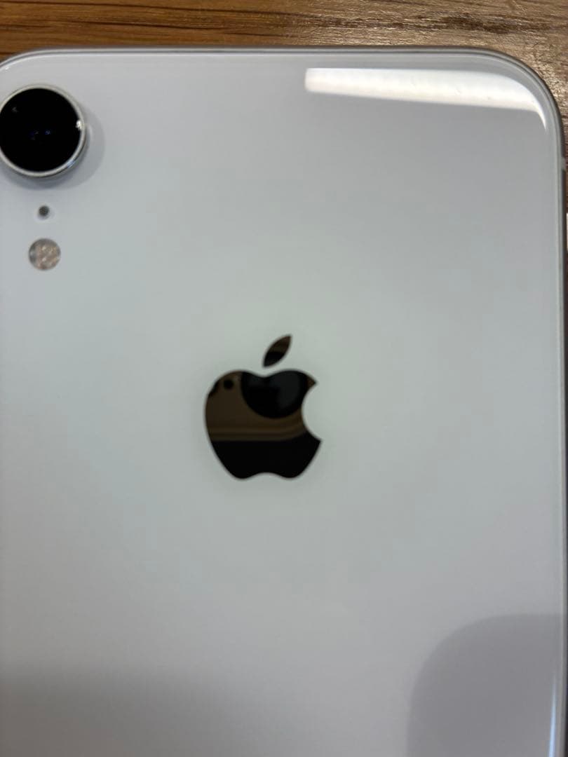 iPhoneXR 128GB ホワイト　バッテリ100% 箱付属品SIMフリ