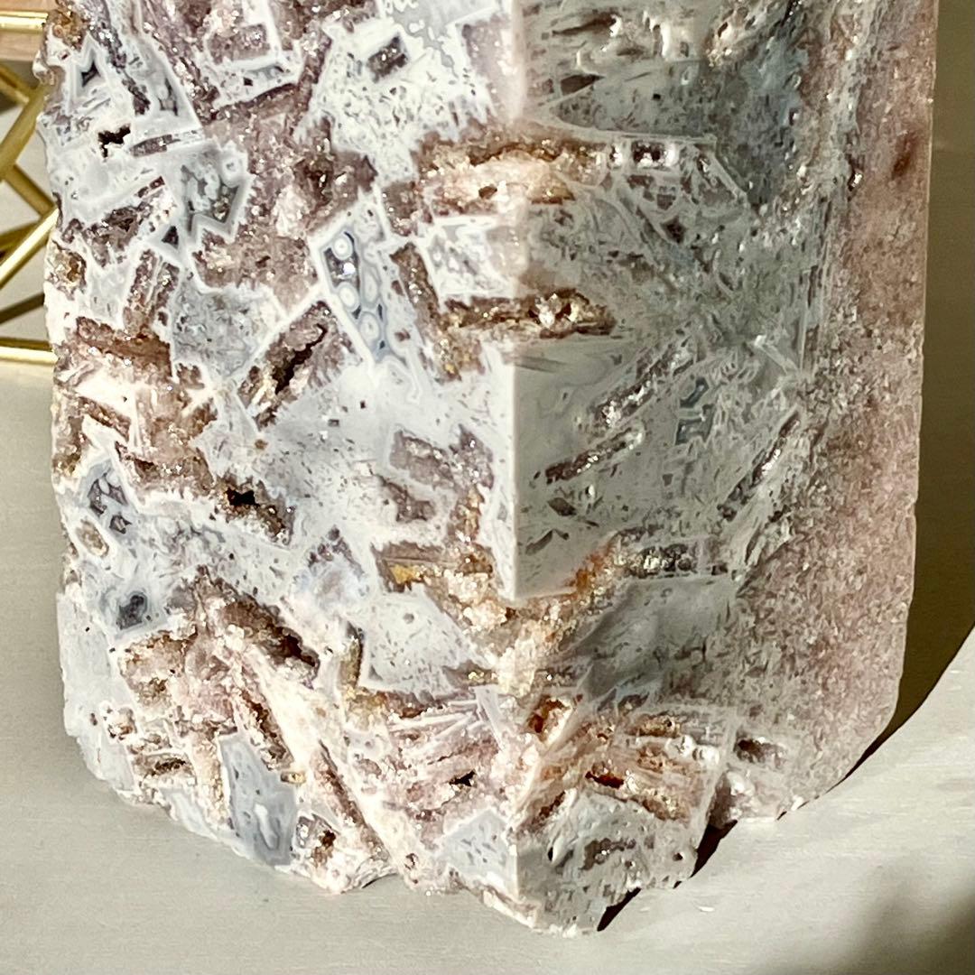 Bigサイズ✳︎ ドゥルージー煌めくポイント ピンクアメジスト タワー