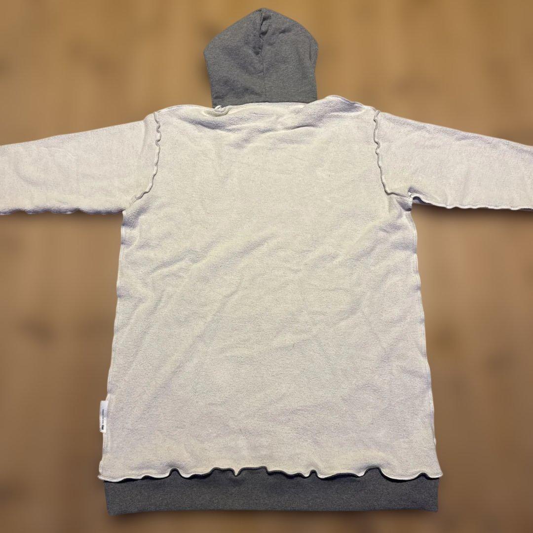 MAISON MARGIELA フード付きワンピース グレー