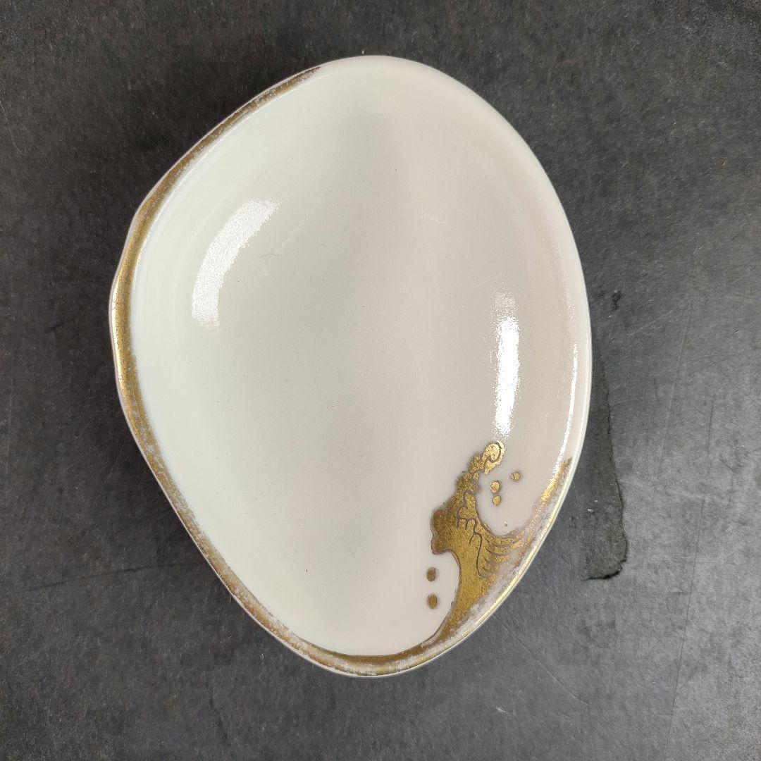 C12-3/金彩波文銘々皿20客/小皿/和食器/懐石料理/懐石道具