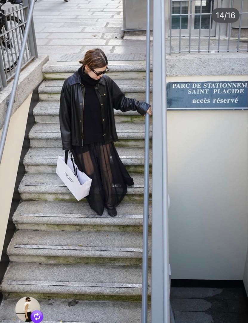 MUSE ドゥーズィエムクラス　CINQUANTA　レザーブルゾン