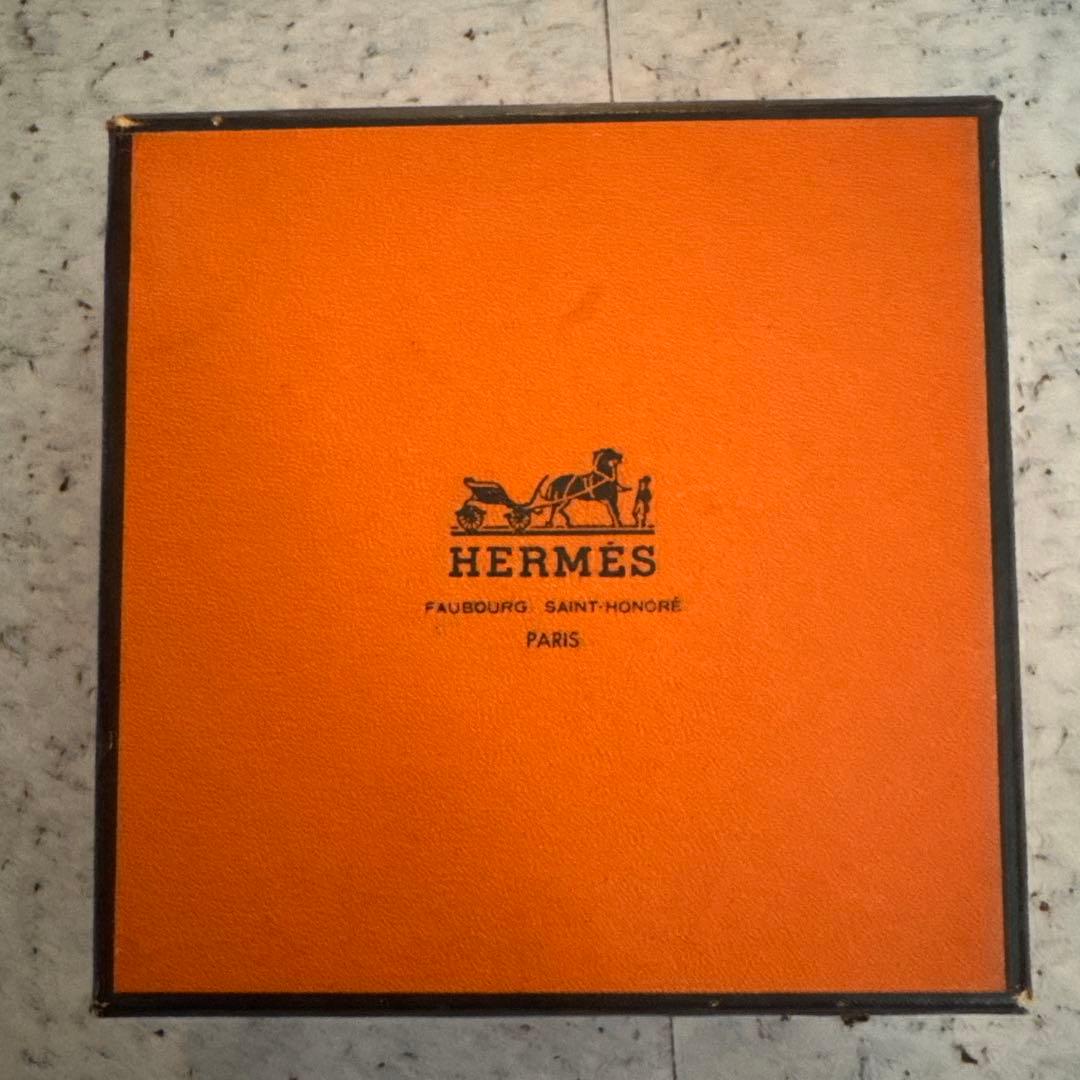 HERMES レザーブレスレット ブラック