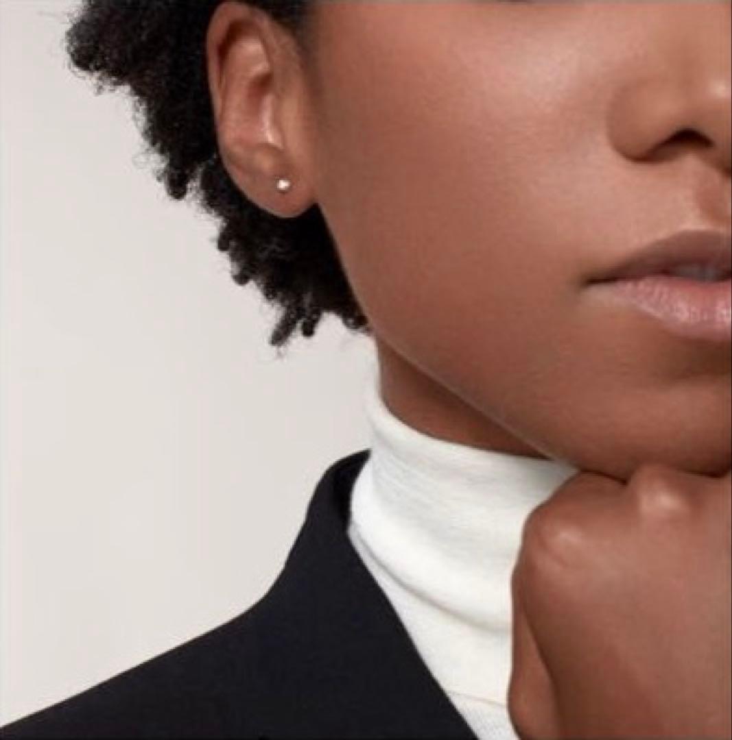 カルティエ ダムール イヤリング、XS ピンクゴールド、ダイヤモンド