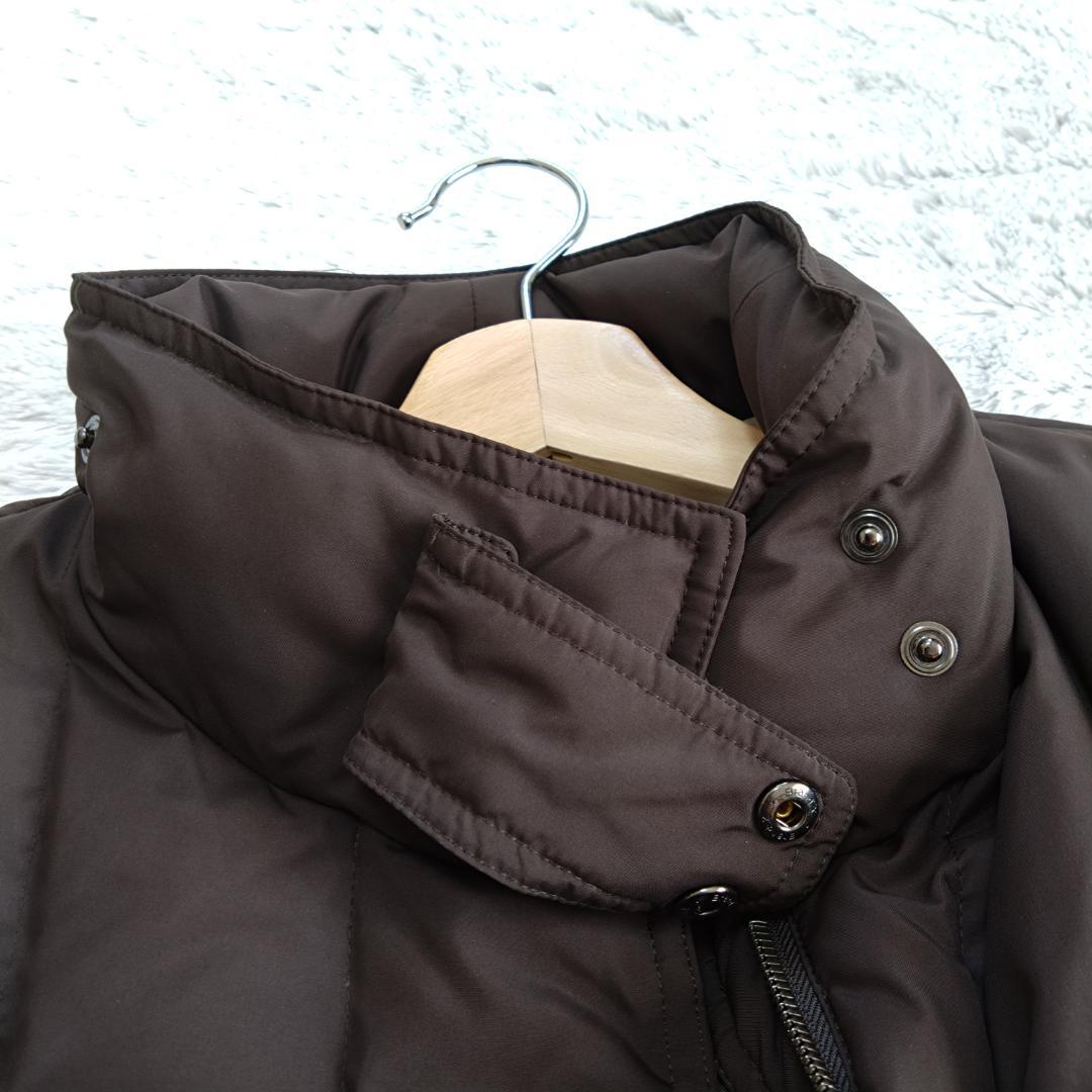 バーバリーロンドン　ダウンJK　38　ノバチェック　ラビット 三陽商会 シンプル