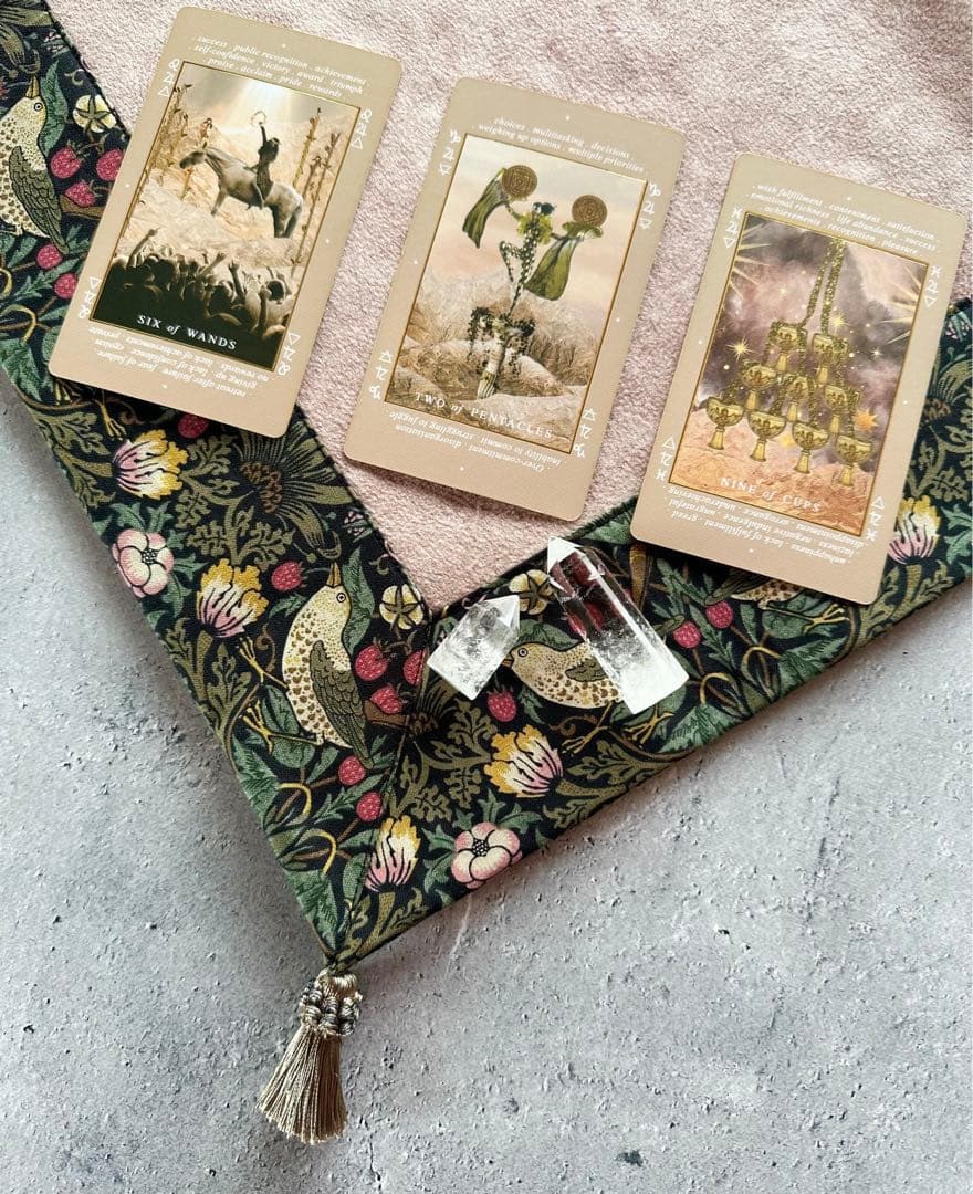 ウィリアムモリス ハンドメイドタロットクロス Made in JAPAN