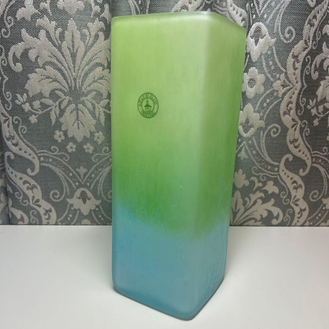 北一硝子 花瓶 角型 4点セット ＊花器 四角