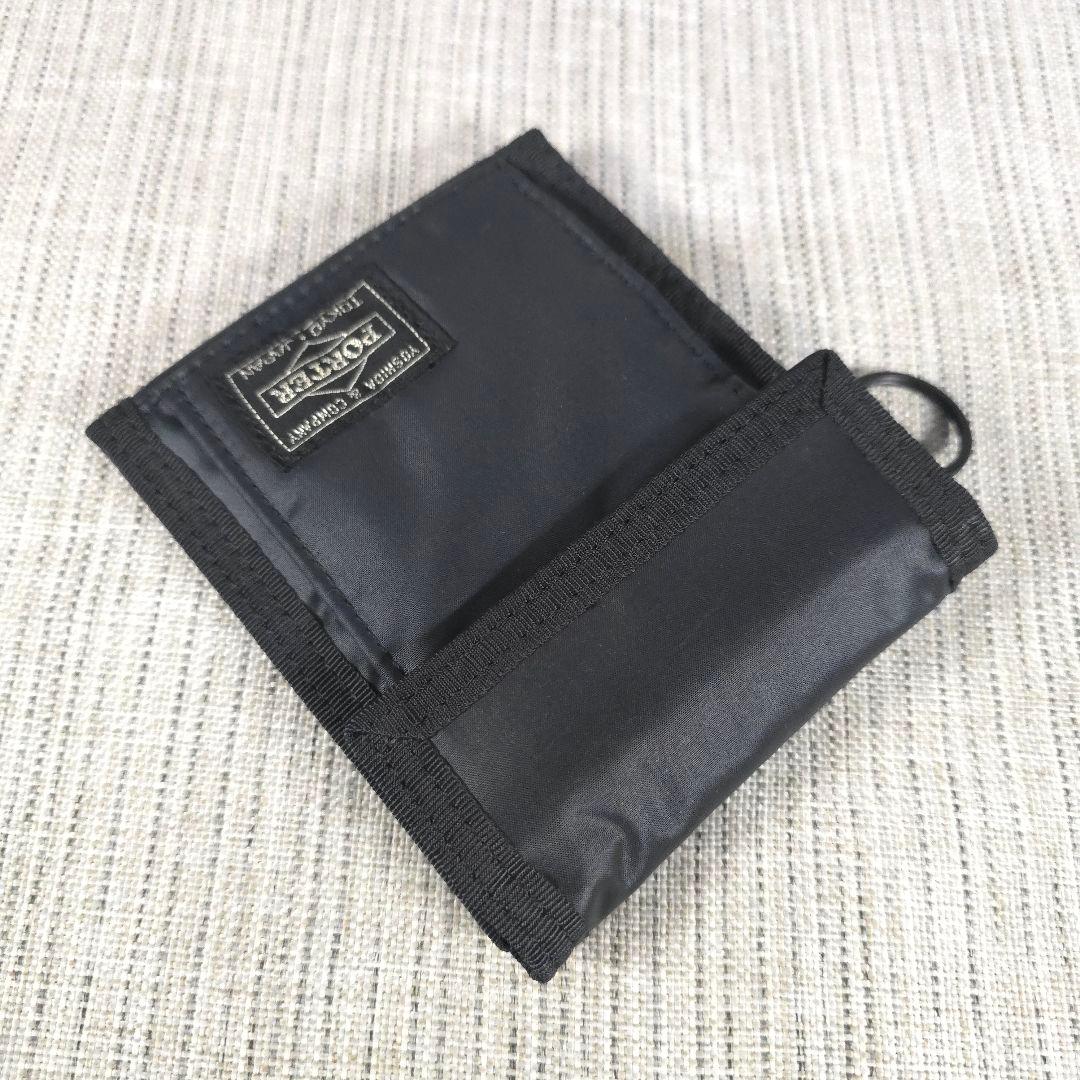 PORTER　ポーター　カプセル　ウォレット　三つ折り財布　折り財布　財布　黒