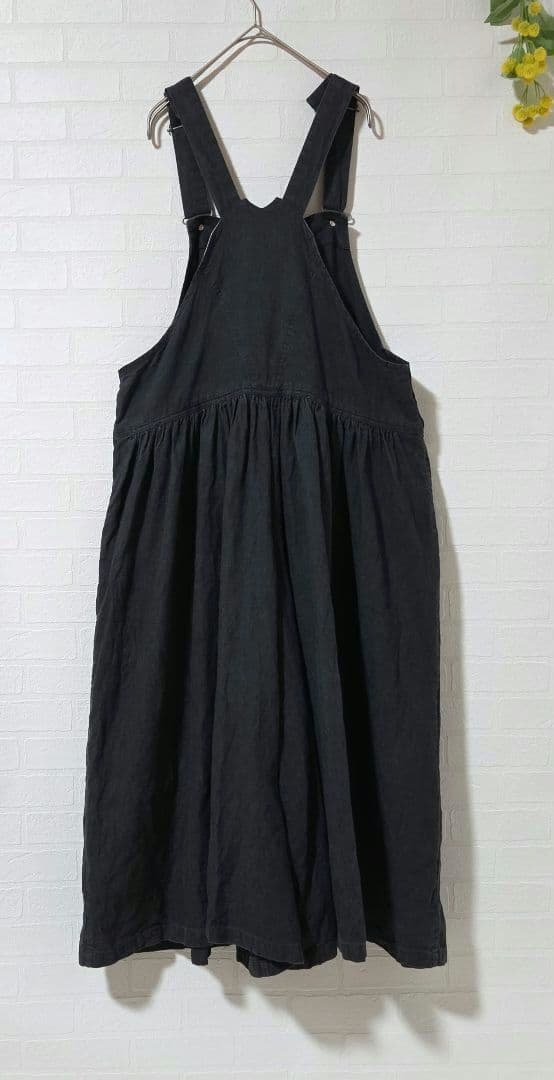 【joie de vivre】リネン　サロペットパンツ　オーバーオール