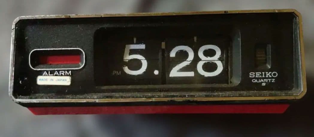 SEIKO パタパタ時計 昭和レトロ 完動品