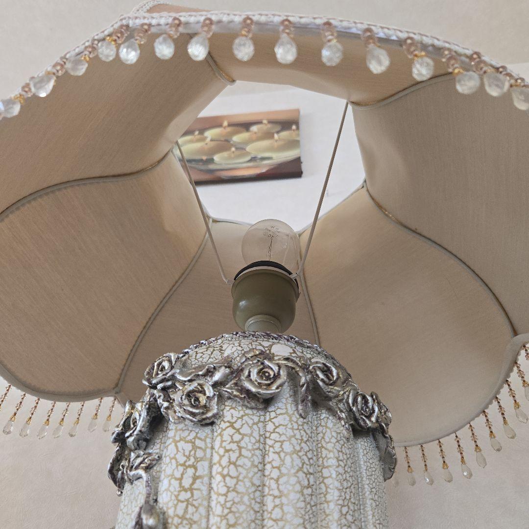 フラワーモチーフのランプシェード 約150cm