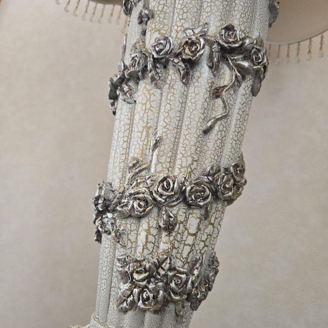 フラワーモチーフのランプシェード 約150cm