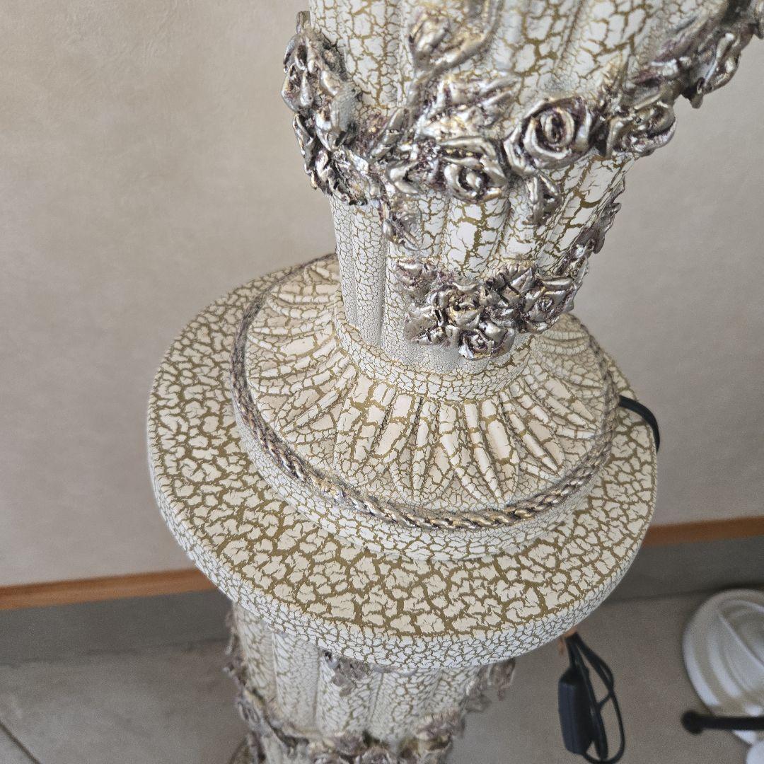 フラワーモチーフのランプシェード 約150cm