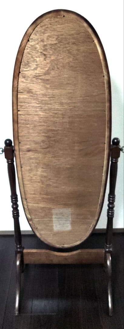 オーバル型/アンティーク/全身鏡/スタンドミラー/ヴィンテージ//レトロ