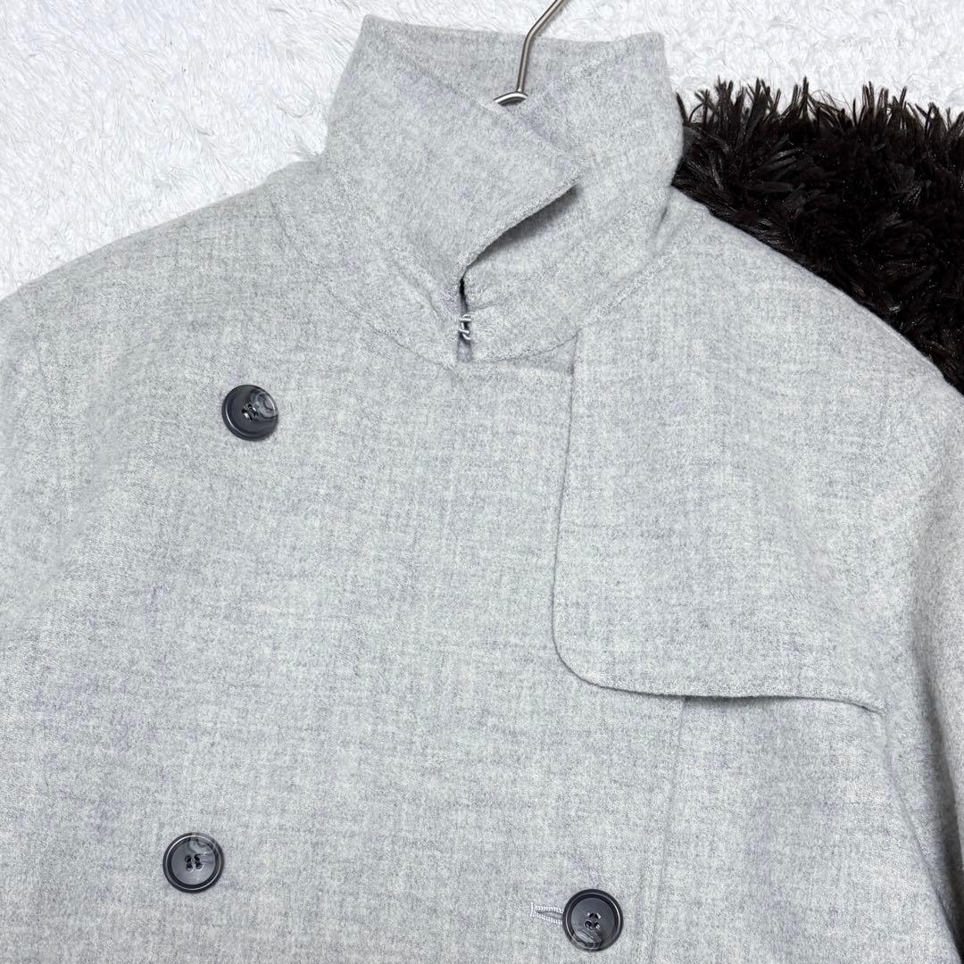 【極美品】セオリーリュクス ウール リバーコート ダブル 上品 高級 オフィス