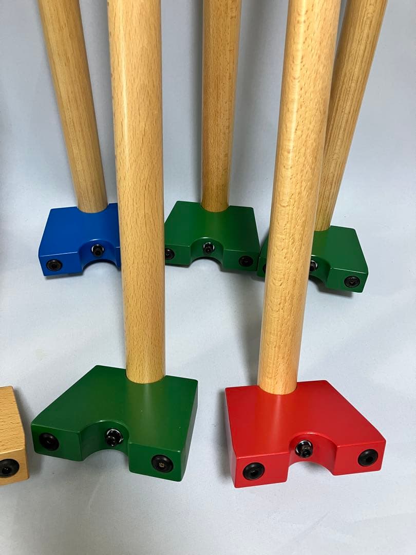 ≪美品≫カラー運動棒(10本組) マスセット株式会社 71355