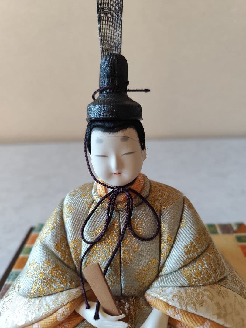 〈手づくり〉真多呂 人形セット 雛人形お雛様 親王飾り 木目込人形