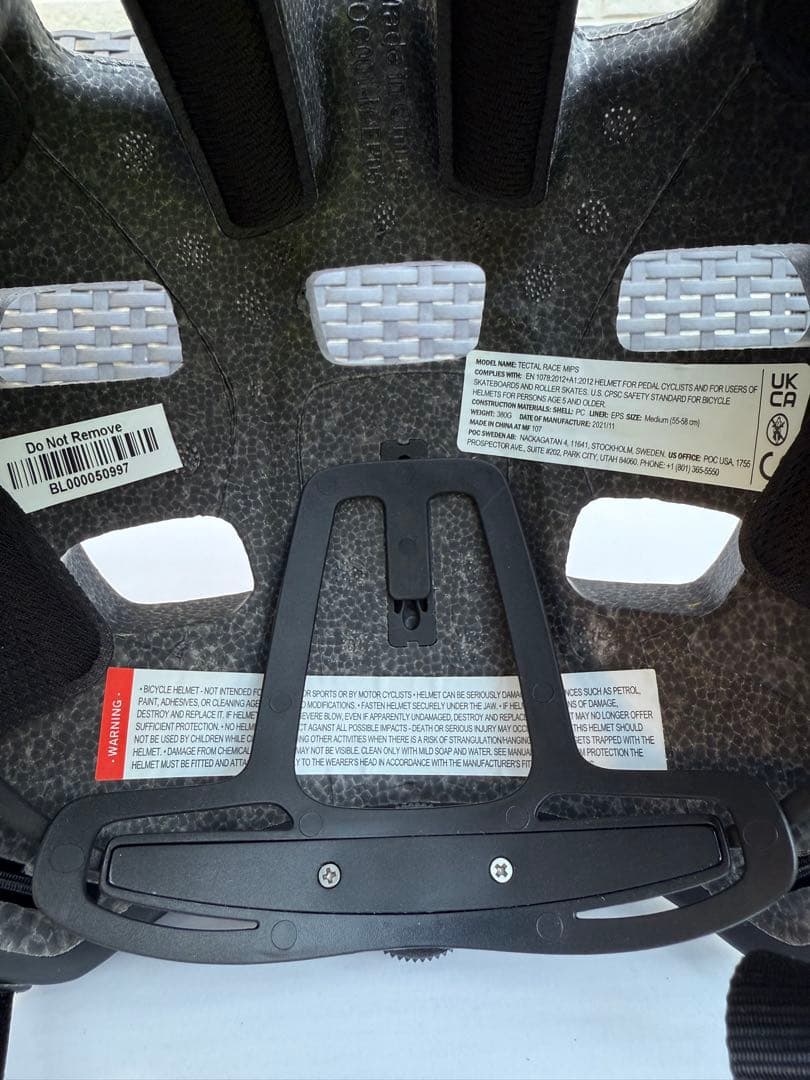 POC Tectal Race ヘルメット Mサイズ ブラック/パープル