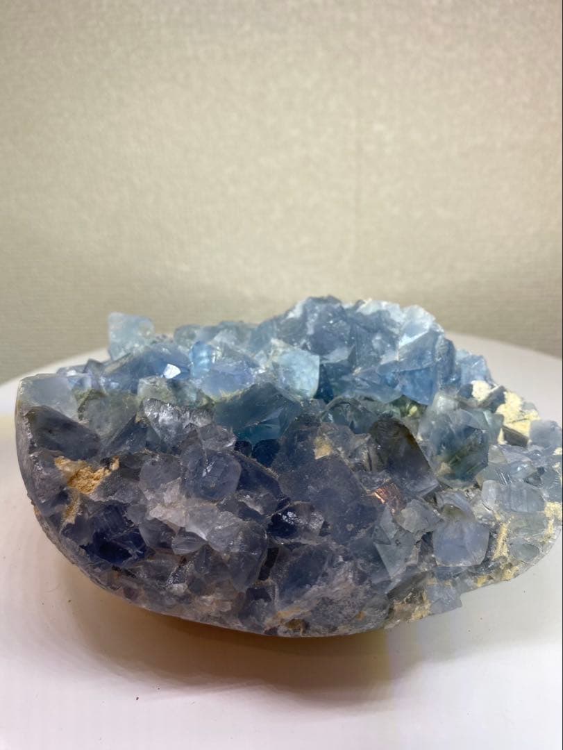 じゅん　ジオード、セレスタイトセット　巨大　天然石　原石　パワーストーン