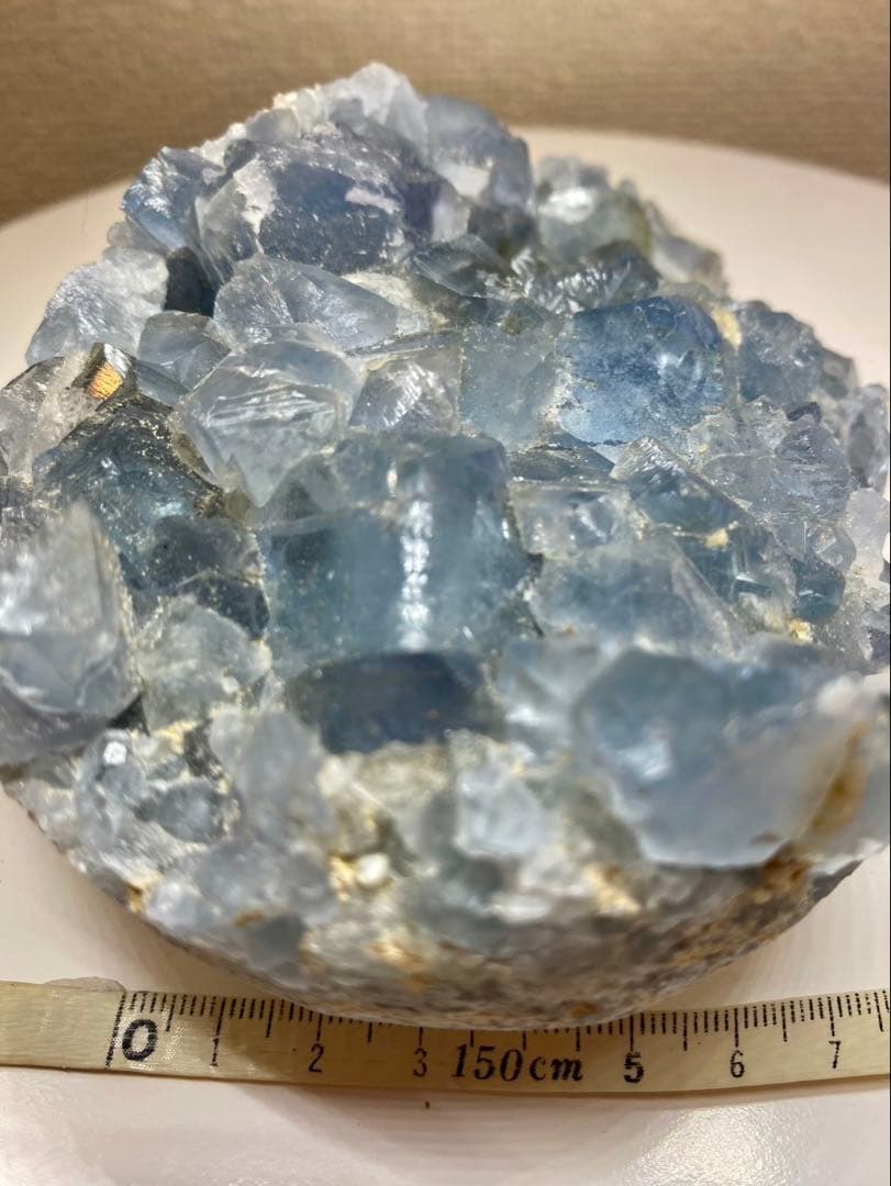 じゅん　ジオード、セレスタイトセット　巨大　天然石　原石　パワーストーン