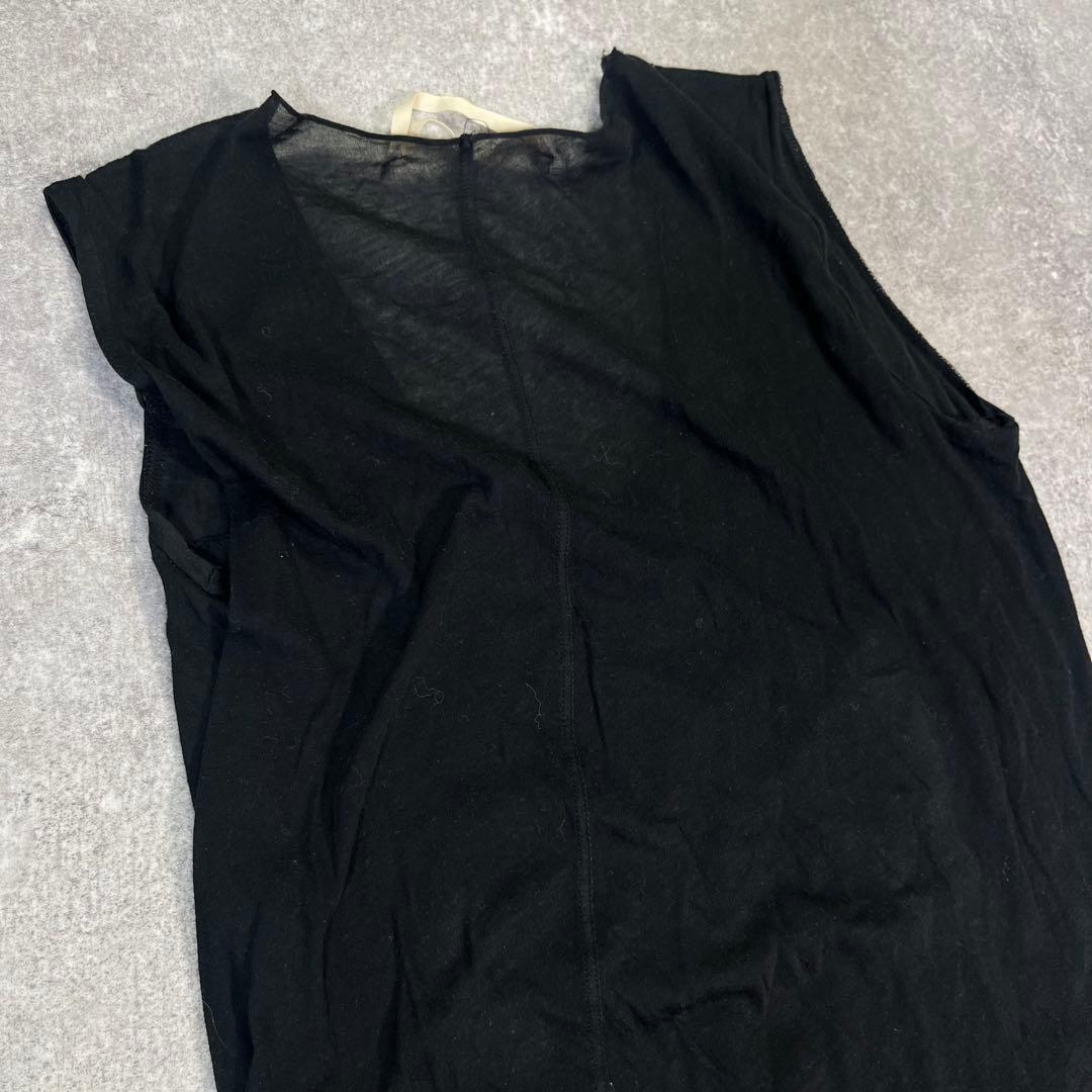 Rick Owens アーカイブ　ノースリーブ　カットソー【40】