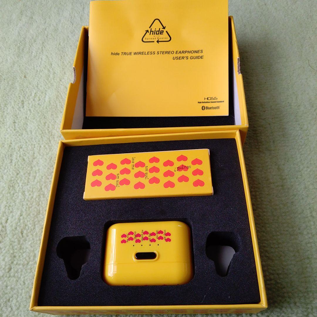 ワイヤレス・イヤホン・イエローハート・新品です。