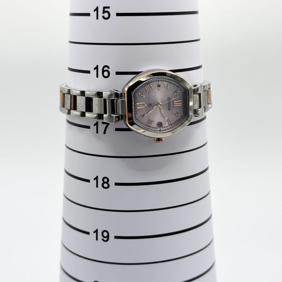 美品 稼働品 CITIZEN XC レディース 腕時計 ピンクゴールド デイト