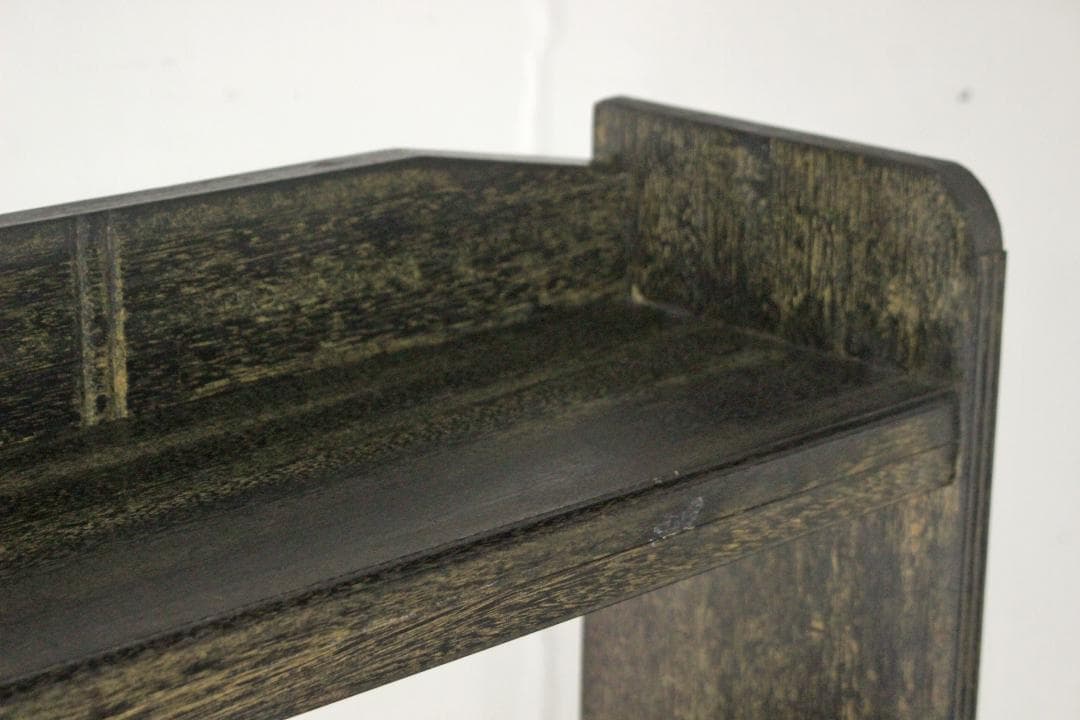 レトロ 楔本棚 くさび ブックシェルフ オープンシェルフ ラック 飾り棚 木製