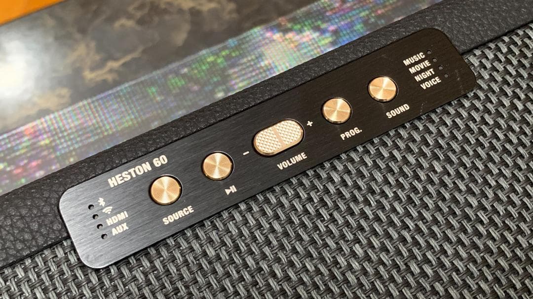 Marshall Heston 60 サウンドバー ブラック 箱付属品完備 美品