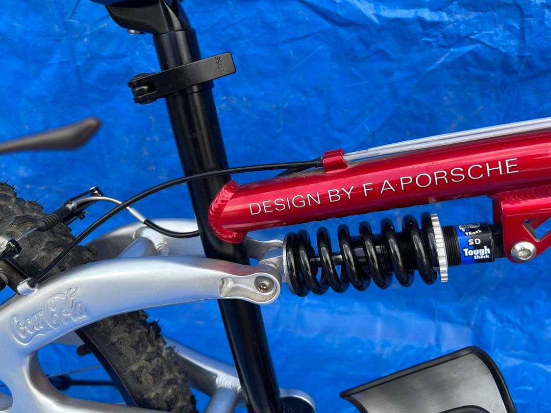 極美品2002ポルシェデザイン　コカコーラマウンテンバイク　ロゴ入り