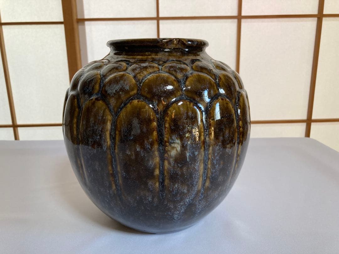 【まとめ売り4点】美品　花瓶/壺　 砥部焼　益子焼　茶道　他